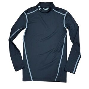 Under Armour Cold Gear Black Shirt Compression Base Layer S Athletic Ski Sports